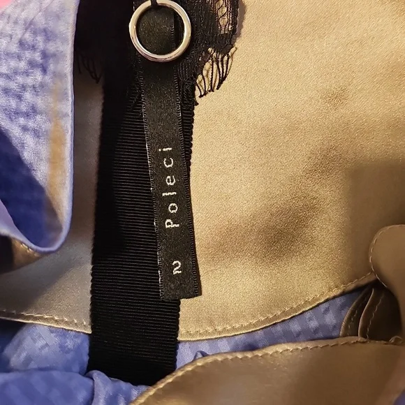 Poleci 100%silk Lavender Top - Picture 11 of 12